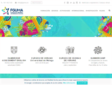 Tablet Screenshot of fguma.es